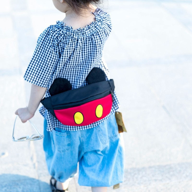 Kid Waist Bag For Girl Boy Cute Fanny Cartoon Dinosaur Chest Bag Children Belt Bag Money Pouch Baby Zipper Waist Pack Bum Bag