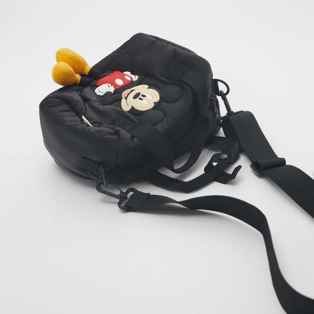 Disney new Mickey Mouse girl children small square shoulder messenger mini bag handbag kids cartoon mickey handbag black