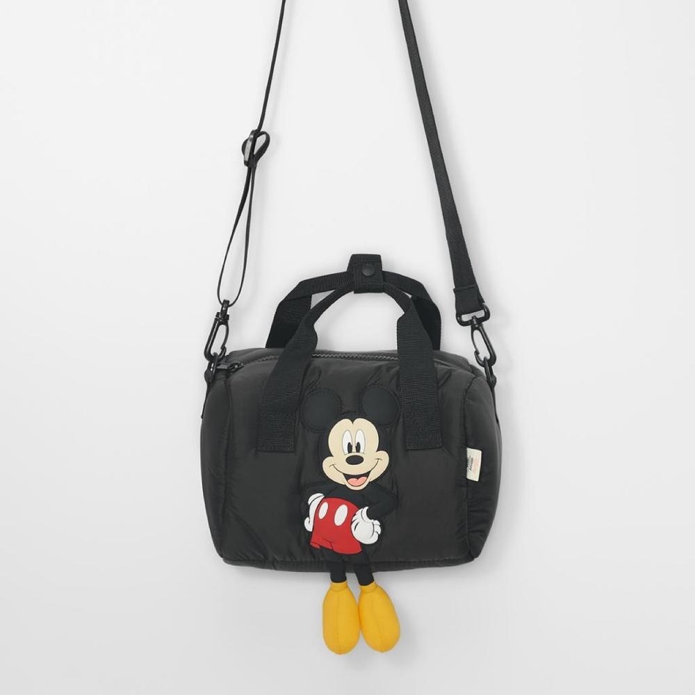 Disney new Mickey Mouse girl children small square shoulder messenger mini bag handbag kids cartoon mickey handbag black