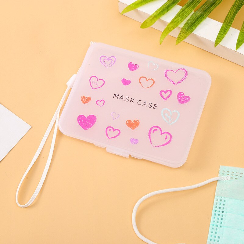 Mask Container Box Face Mask Storage Case Surgical Mask Container Disposable Face Mask Container Face Mask Storage Holder Case