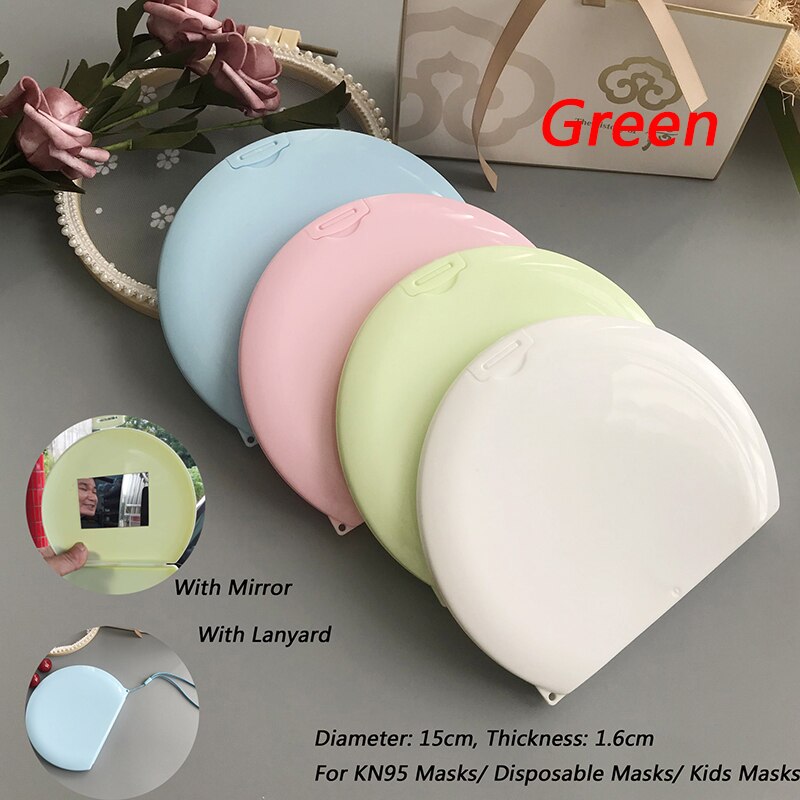 Mask Container Box Face Mask Storage Case Surgical Mask Container Disposable Face Mask Container Face Mask Storage Holder Case