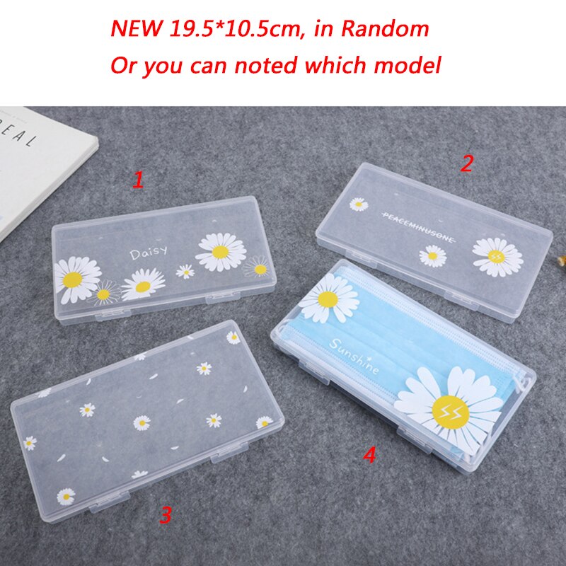 Mask Container Box Face Mask Storage Case Surgical Mask Container Disposable Face Mask Container Face Mask Storage Holder Case