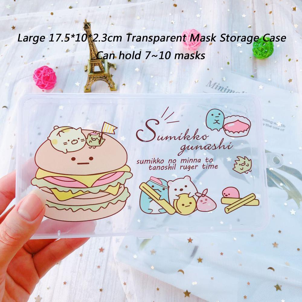 Mask Container Box Face Mask Storage Case Surgical Mask Container Disposable Face Mask Container Face Mask Storage Holder Case