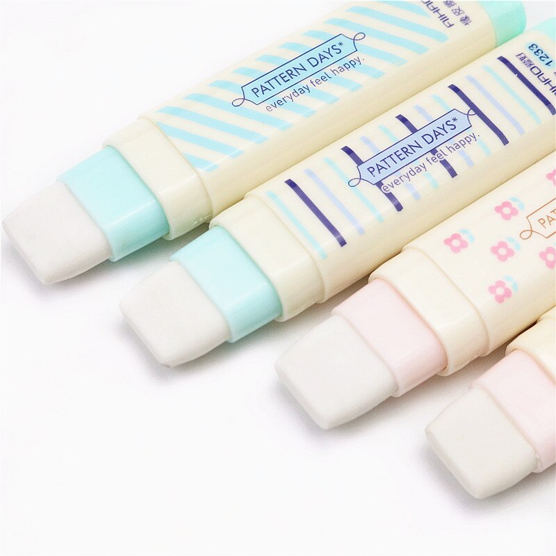 cute 3 layer eraser Kawaii Heart Flower Rubber pencil Erasers for Kids Gift 1pcs Student stationery