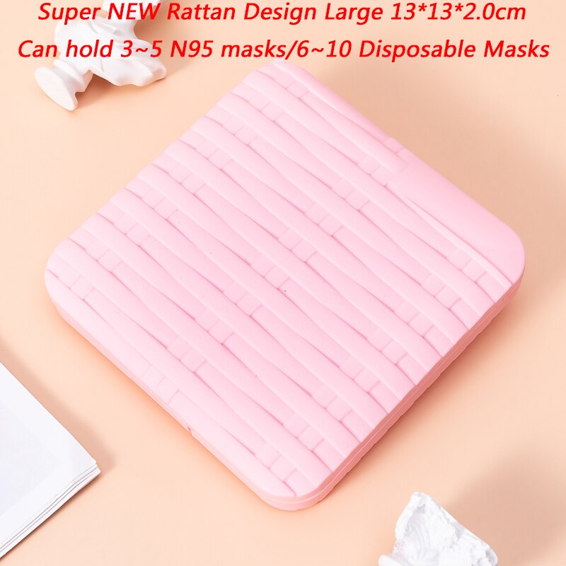 Mask Container Box Face Mask Storage Case Surgical Mask Container Disposable Face Mask Container Face Mask Storage Holder Case