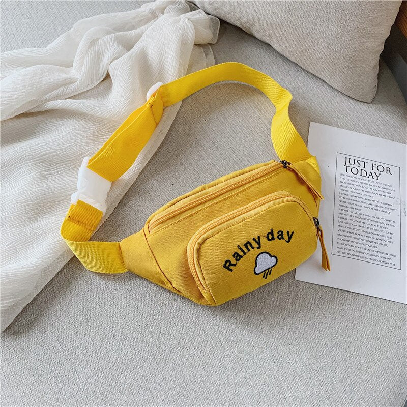 Kid Waist Bag For Girl Boy Cute Fanny Cartoon Dinosaur Chest Bag Children Belt Bag Money Pouch Baby Zipper Waist Pack Bum Bag