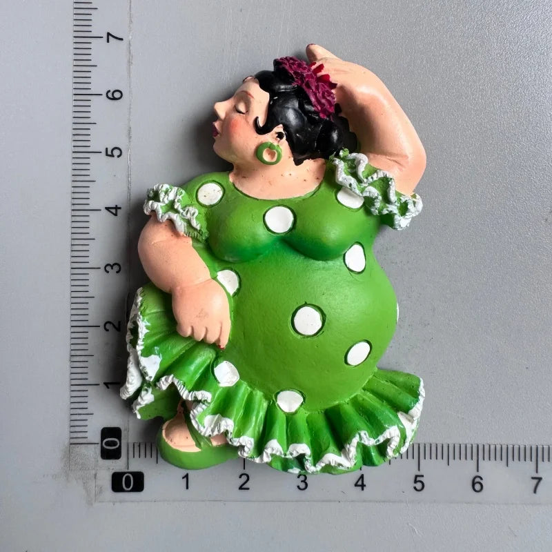 Spain Fridge Magnets Bullfighting flamenco dancers Barcelona ESPANA Tourist Souvenirs Magnetic Stickers Home Decoration Gifts
