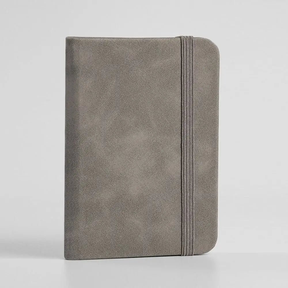 School Stationery Portable A7 Notebook Pocket Writing Paper Mini Notepad Memo Pad PU Cover Diary Book Office Supplies