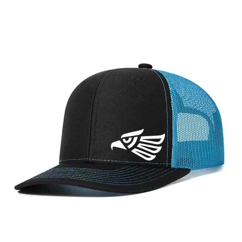 Mexican Eagle Printed Adjustable Baseball Cap Classic Snapback Dad Hat Breathable Trucker Mesh Hat Golf Fishing Outdoor Sun Cap