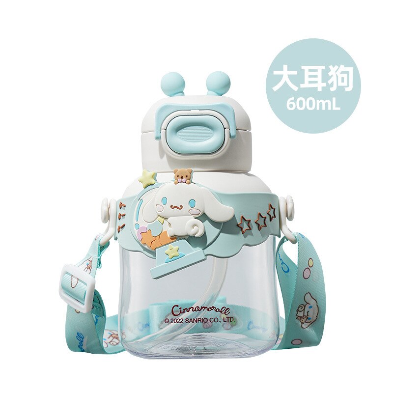 350ML Sanrio Cinnamoroll Anime Kuromi Melody Thermos Mug Cartoon Kawaii Sports Water Bottle Coffee Cup Kids Water Bottle Gift
