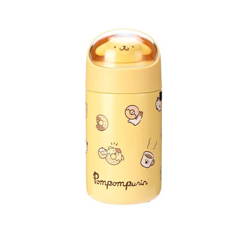 350ML Sanrio Cinnamoroll Anime Kuromi Melody Thermos Mug Cartoon Kawaii Sports Water Bottle Coffee Cup Kids Water Bottle Gift