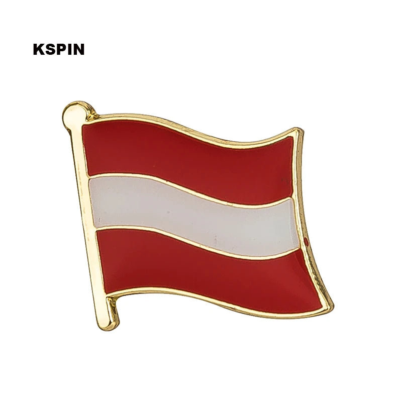 PUERTO RICO Flag Lapel Pin Badges For Clothes In Patches Rozety Papierowe Icon Backpack KS-0239