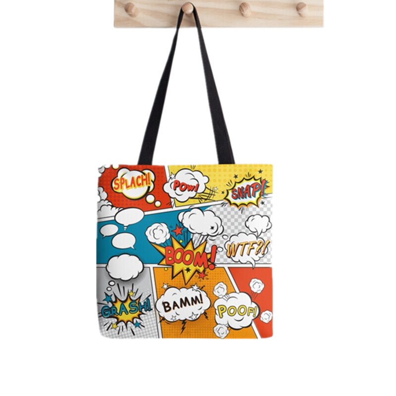 Shopper Day of the Dead Catrina Printed Tote Bag women Harajuku shopper Funny handbag girl Shoulder shopping Lady Canvas Bag