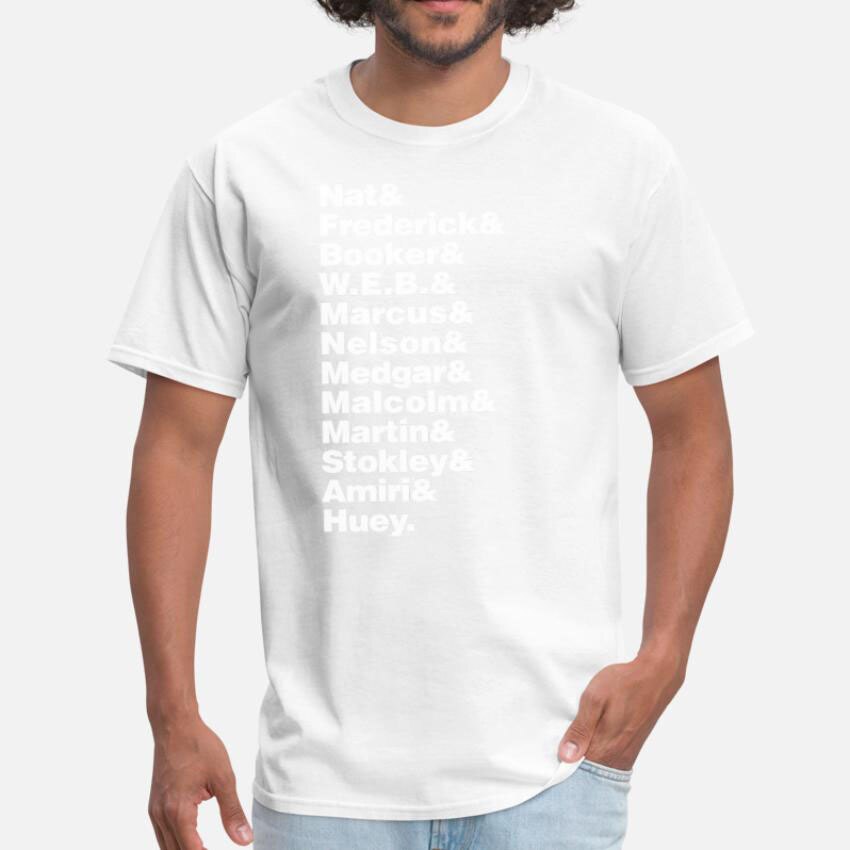 Audacious Men - Womens Crewneck T Shirt Malcolm X X Malcolm Nelson Mandela Marcus Garvey