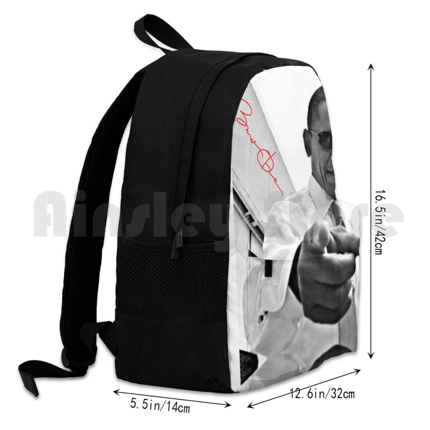 Obama Outdoor Hiking Backpack Waterproof Camping Travel Obama Barack Obama President Cool Fun