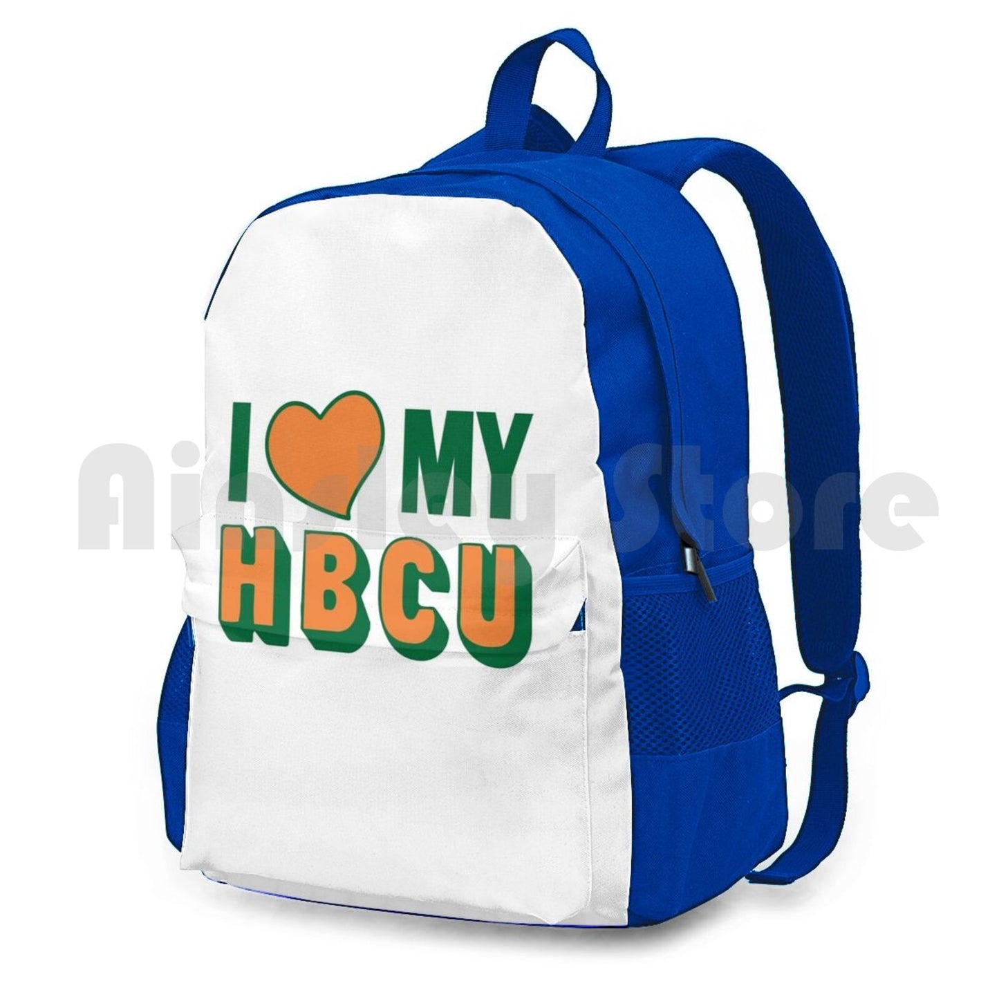 I Love My Hbcu-Rattlers Outdoor Hiking Backpack Waterproof Camping Travel Famu Rattlers Hbcu Marching 100 Black Lives Matter