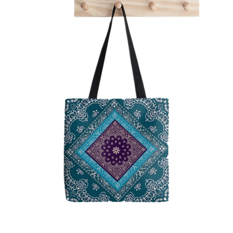 Shopper Day of the Dead Catrina Printed Tote Bag women Harajuku shopper Funny handbag girl Shoulder shopping Lady Canvas Bag