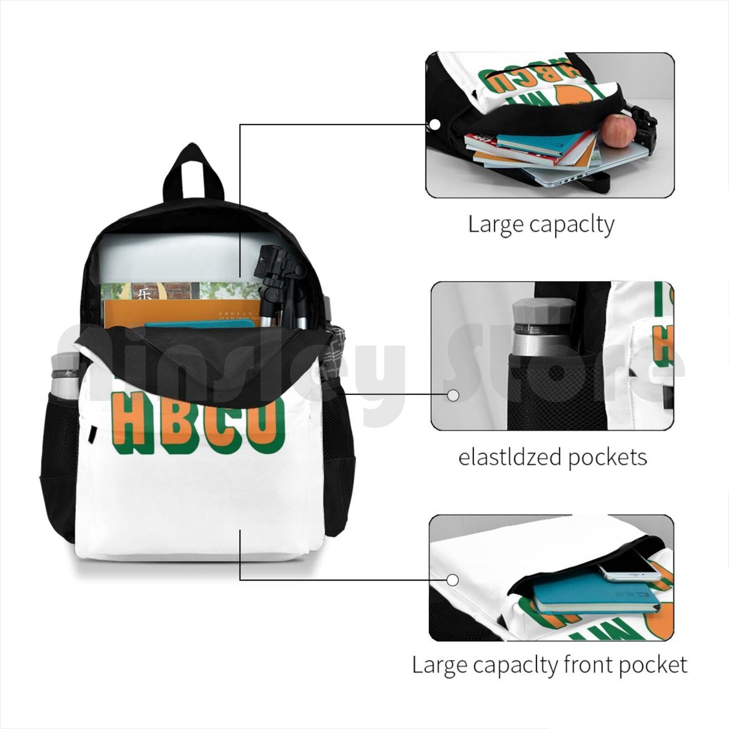 I Love My Hbcu-Rattlers Outdoor Hiking Backpack Waterproof Camping Travel Famu Rattlers Hbcu Marching 100 Black Lives Matter