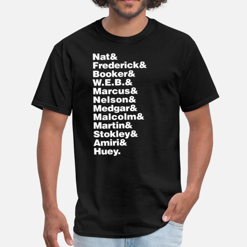 Audacious Men - Womens Crewneck T Shirt Malcolm X X Malcolm Nelson Mandela Marcus Garvey