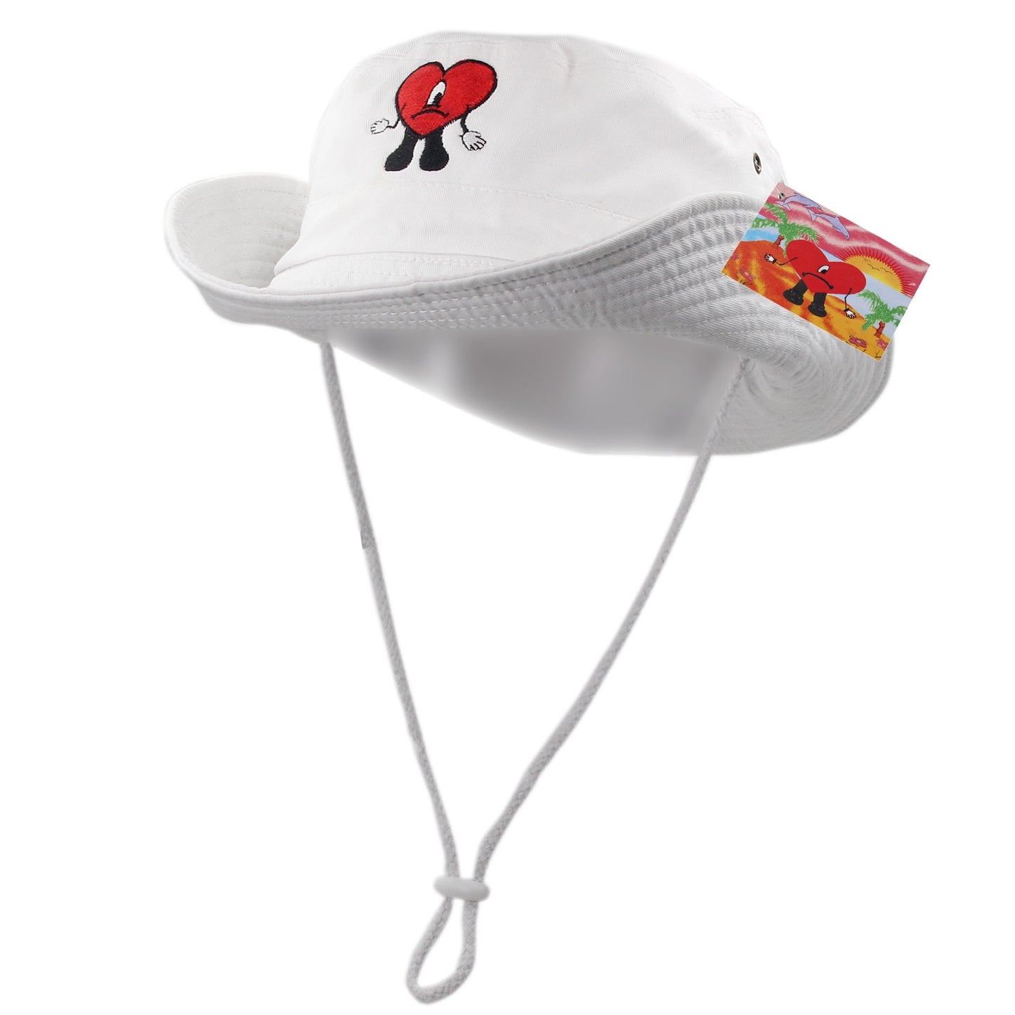 Cotton Embroidered Bad Bunny Fisherman Hats UN VERANO SIN TI Bucket Hat Woman Summer Foldable Sun Hat Man Beach Hat