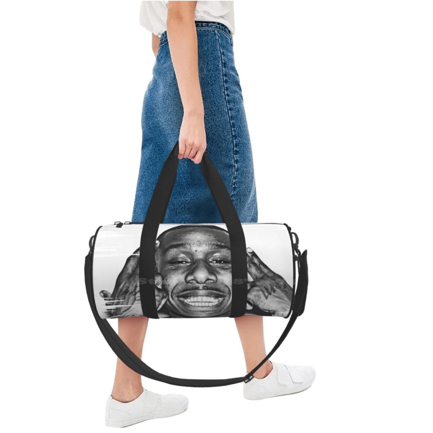 Dababy Ladies Casual Handbag Tote Bag Reusable Large Capacity Lil Uzi Vert Drake Travis Ll Cool J Rap Hip Hop Music Cardi B Lil