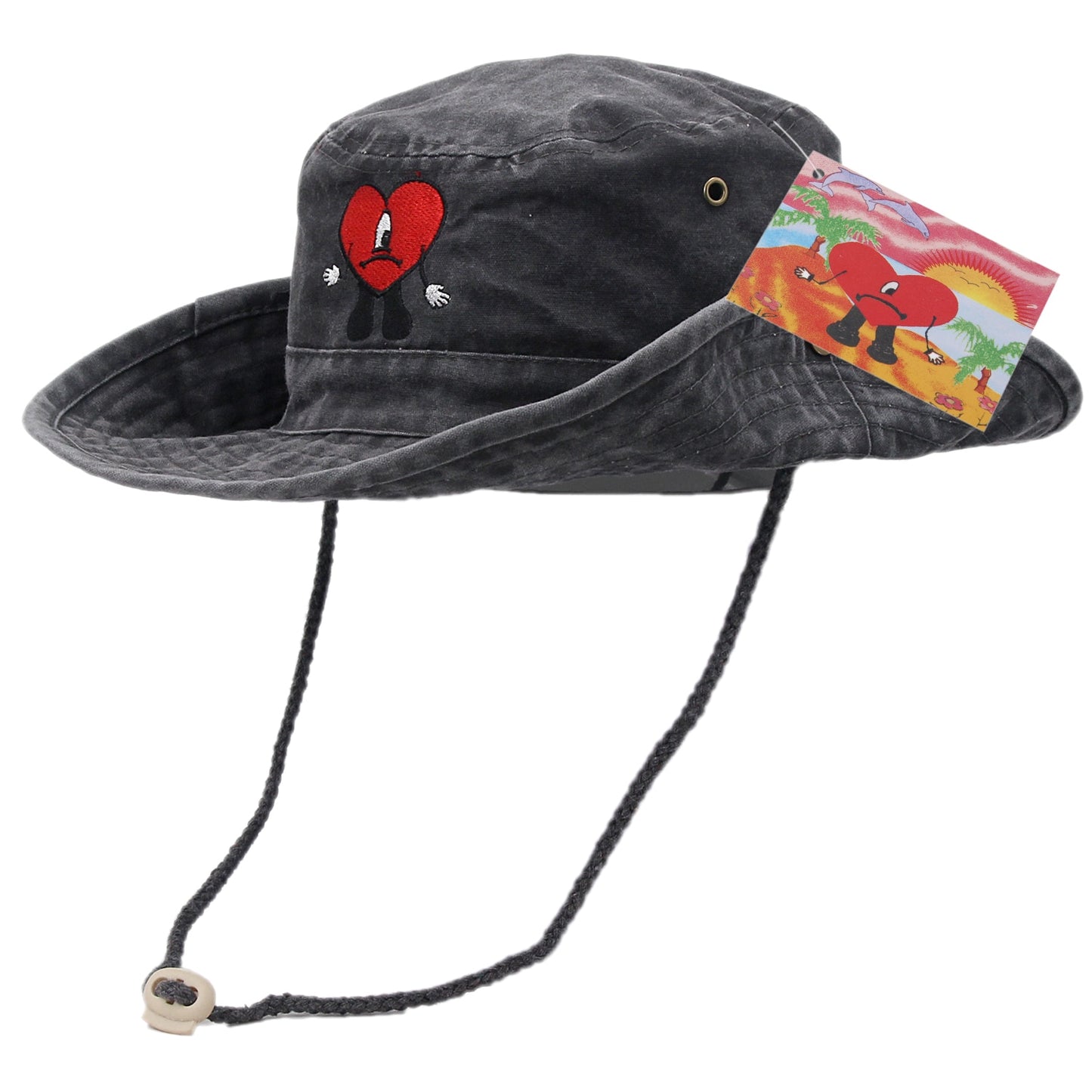 Cotton Embroidered Bad Bunny Fisherman Hats UN VERANO SIN TI Bucket Hat Woman Summer Foldable Sun Hat Man Beach Hat