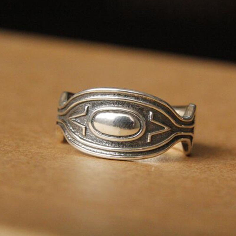 Black Panther Ring Plated With Silver Men Cosplay File Wakanda King Ring Band Props Wakanda T'Challa Jewelry Accessory Fans Gift