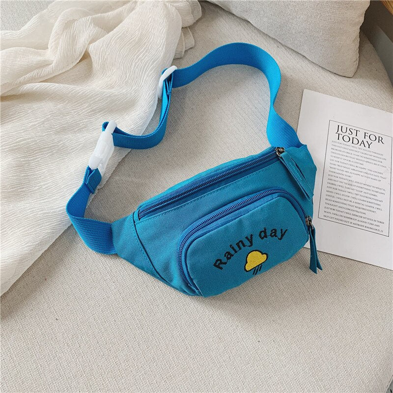 Kid Waist Bag For Girl Boy Cute Fanny Cartoon Dinosaur Chest Bag Children Belt Bag Money Pouch Baby Zipper Waist Pack Bum Bag