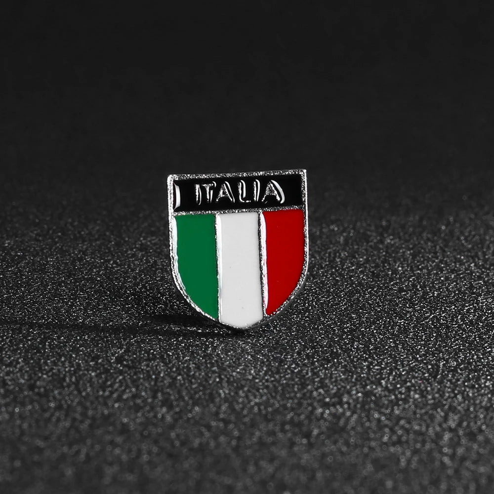 Korea, Italy, Germany, United States, Canada countries flag badge, wholesale