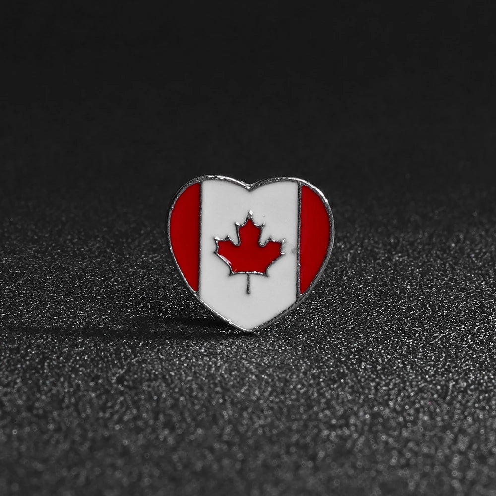 Korea, Italy, Germany, United States, Canada countries flag badge, wholesale
