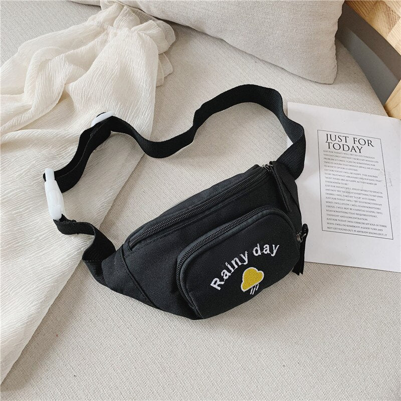 Kid Waist Bag For Girl Boy Cute Fanny Cartoon Dinosaur Chest Bag Children Belt Bag Money Pouch Baby Zipper Waist Pack Bum Bag