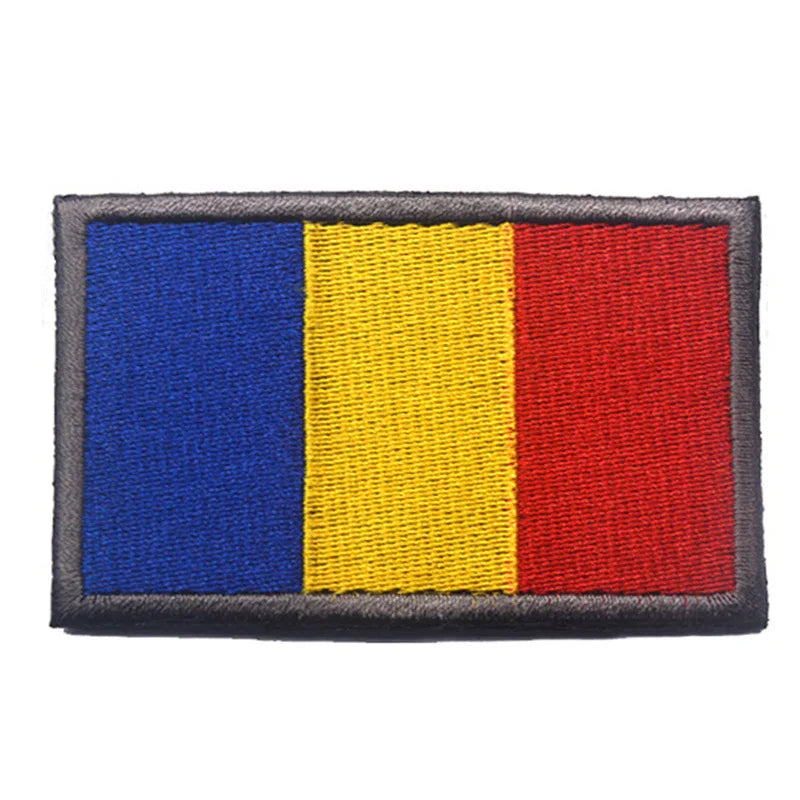 Embroidery Patches Ecuador Guatemala El Salvador Lithuania Belarus Spain Italy Germany France Poland Patch