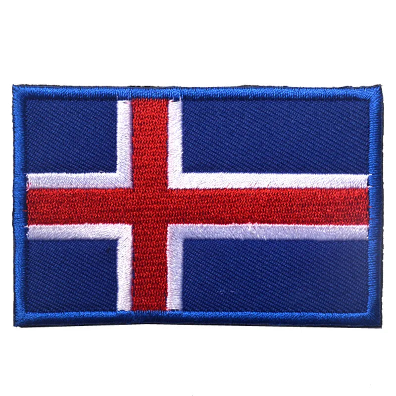 Embroidery Patches Ecuador Guatemala El Salvador Lithuania Belarus Spain Italy Germany France Poland Patch