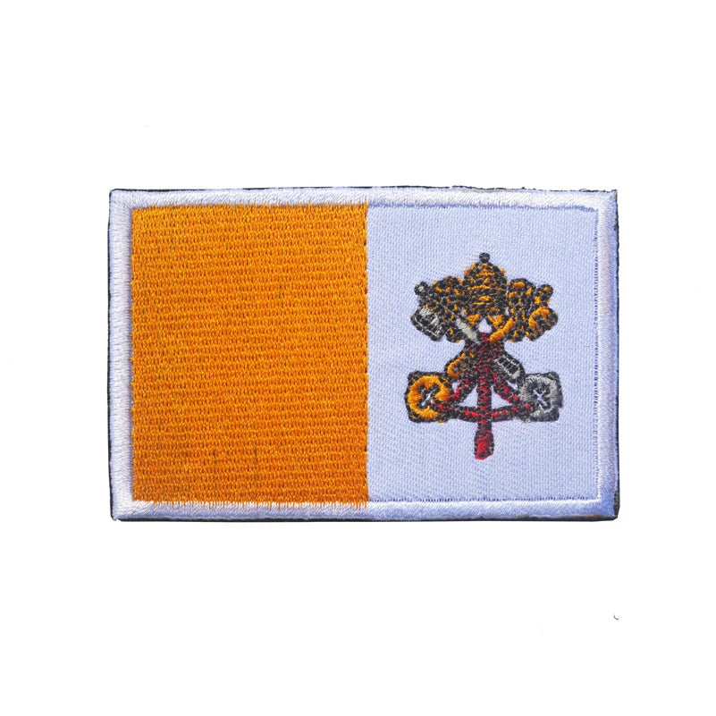Embroidery Patches Ecuador Guatemala El Salvador Lithuania Belarus Spain Italy Germany France Poland Patch