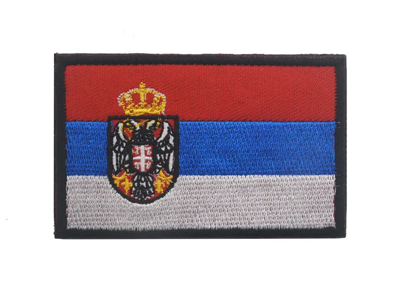Embroidery Patches Ecuador Guatemala El Salvador Lithuania Belarus Spain Italy Germany France Poland Patch