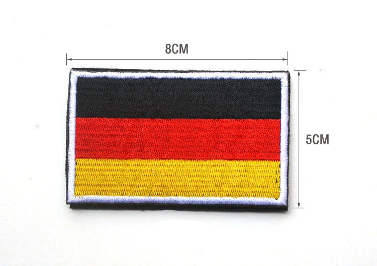 Embroidery Patches Ecuador Guatemala El Salvador Lithuania Belarus Spain Italy Germany France Poland Patch