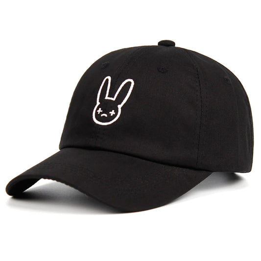 Rapper Reggaeton Artist Dad Hat Bad Bunny 100% Cotton Hats Snapback Unisex Baseball Caps Concert Hat Hip Hop Embroidery Hat