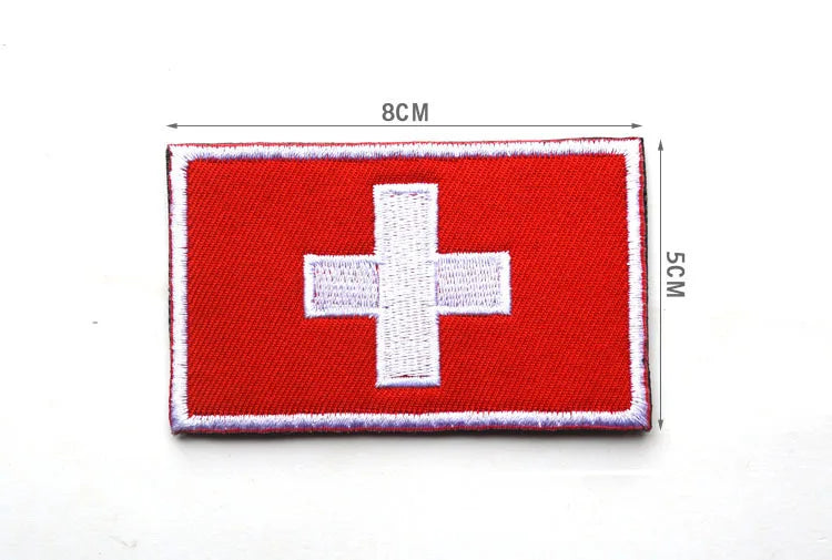 Embroidery Patches Ecuador Guatemala El Salvador Lithuania Belarus Spain Italy Germany France Poland Patch