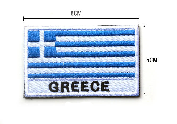Embroidery Patches Ecuador Guatemala El Salvador Lithuania Belarus Spain Italy Germany France Poland Patch