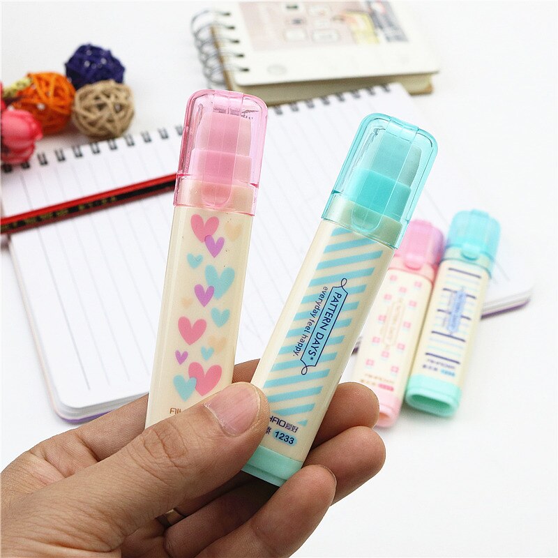 cute 3 layer eraser Kawaii Heart Flower Rubber pencil Erasers for Kids Gift 1pcs Student stationery