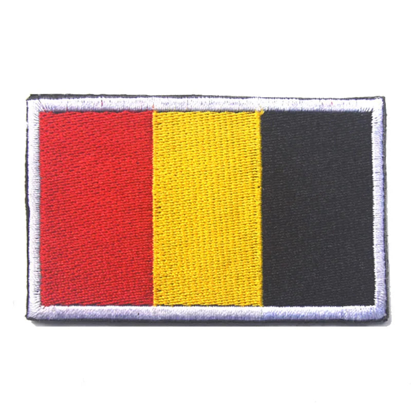 Embroidery Patches Ecuador Guatemala El Salvador Lithuania Belarus Spain Italy Germany France Poland Patch