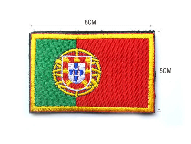 Embroidery Patches Ecuador Guatemala El Salvador Lithuania Belarus Spain Italy Germany France Poland Patch
