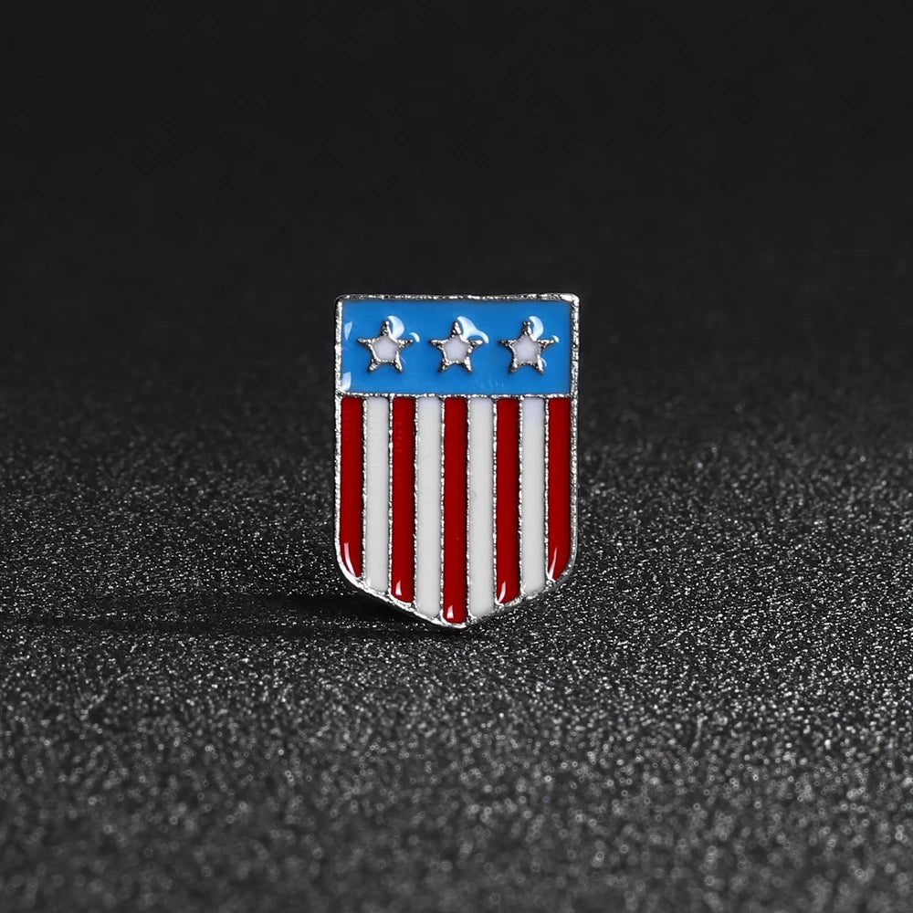 Korea, Italy, Germany, United States, Canada countries flag badge, wholesale