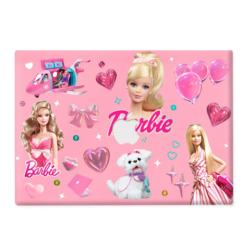 Suitable for MacBook Apple M2 Computer Air13.6 Protective Case Pro14 Notebook Frosted Shell Pink Barbie