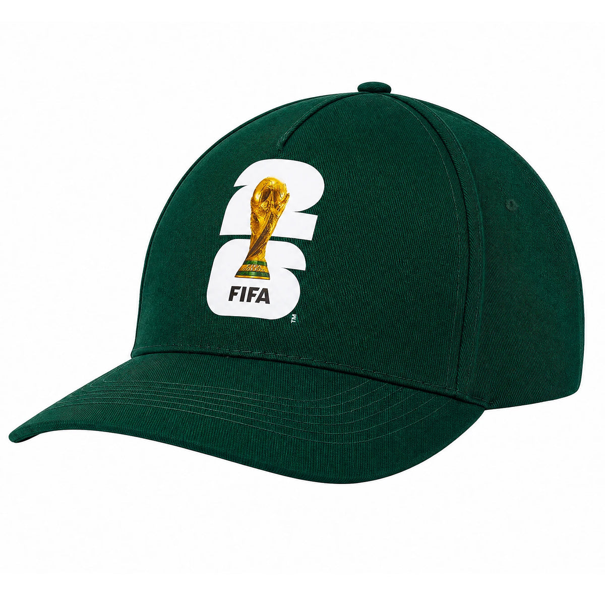 Official FIFA 2026 World Cup Licensed Flat Baseball Cap Breathable Adjustable Baseball Hat for Football Fans