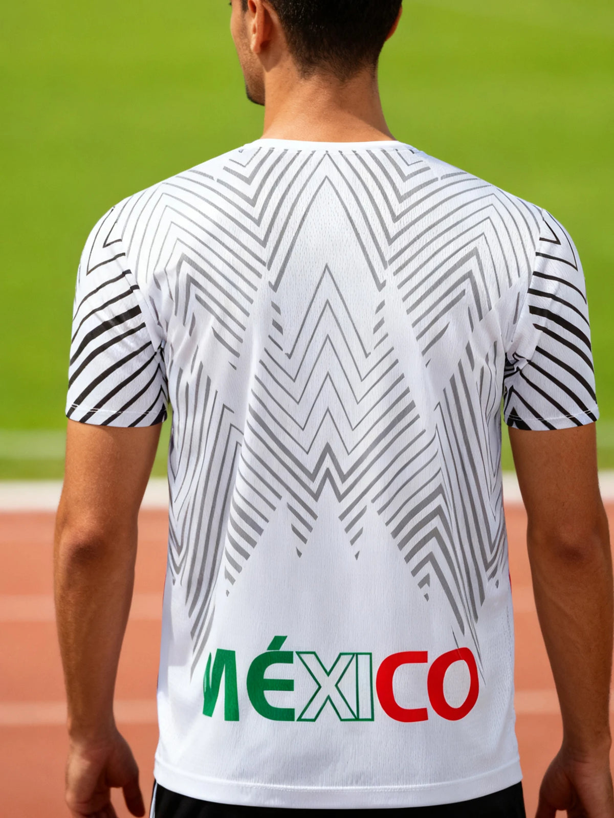Men Mexico Football Jersey, Lightweight Breathable Soccer Shirt Mexican Fan Jersey for Sports & Casual Wear