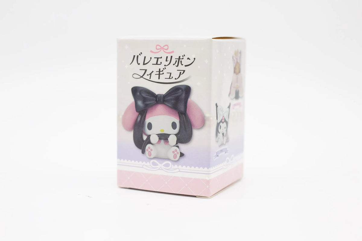Genuine Sanrio Cinnamoroll My Melody Kuromi Marroncream Kawaii Bow Ballet Series Blind Box Birthday Gift Trendy Toys for Girls