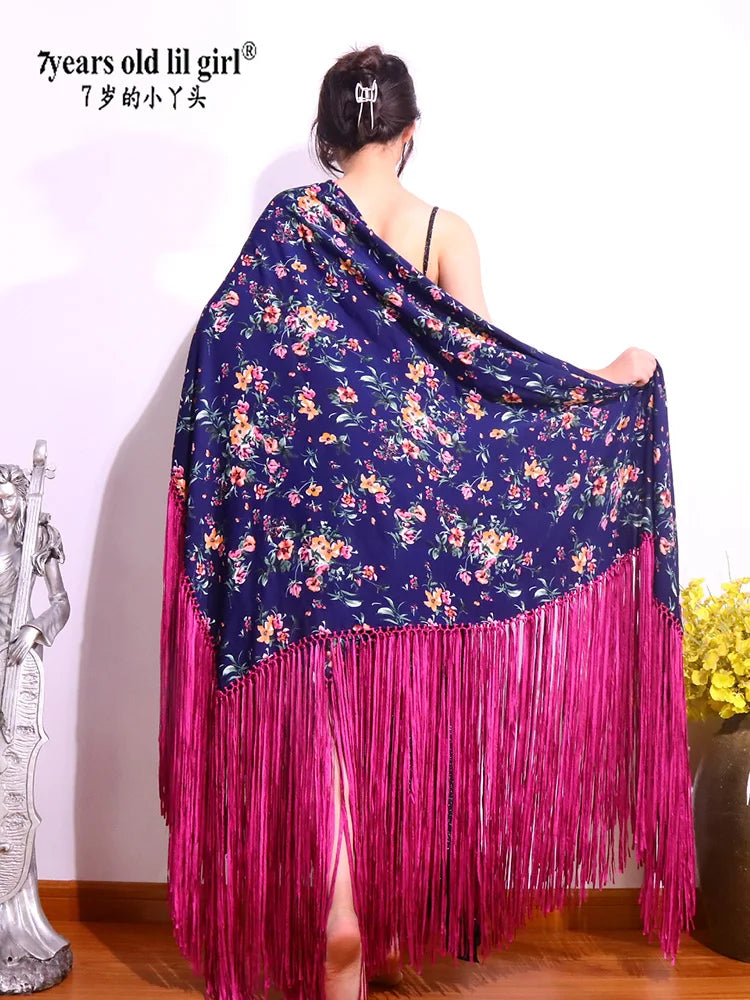 Flamenco Mantón Scarf from Spain Stole Shoulder Cloth Flamenco-Tuch GP01