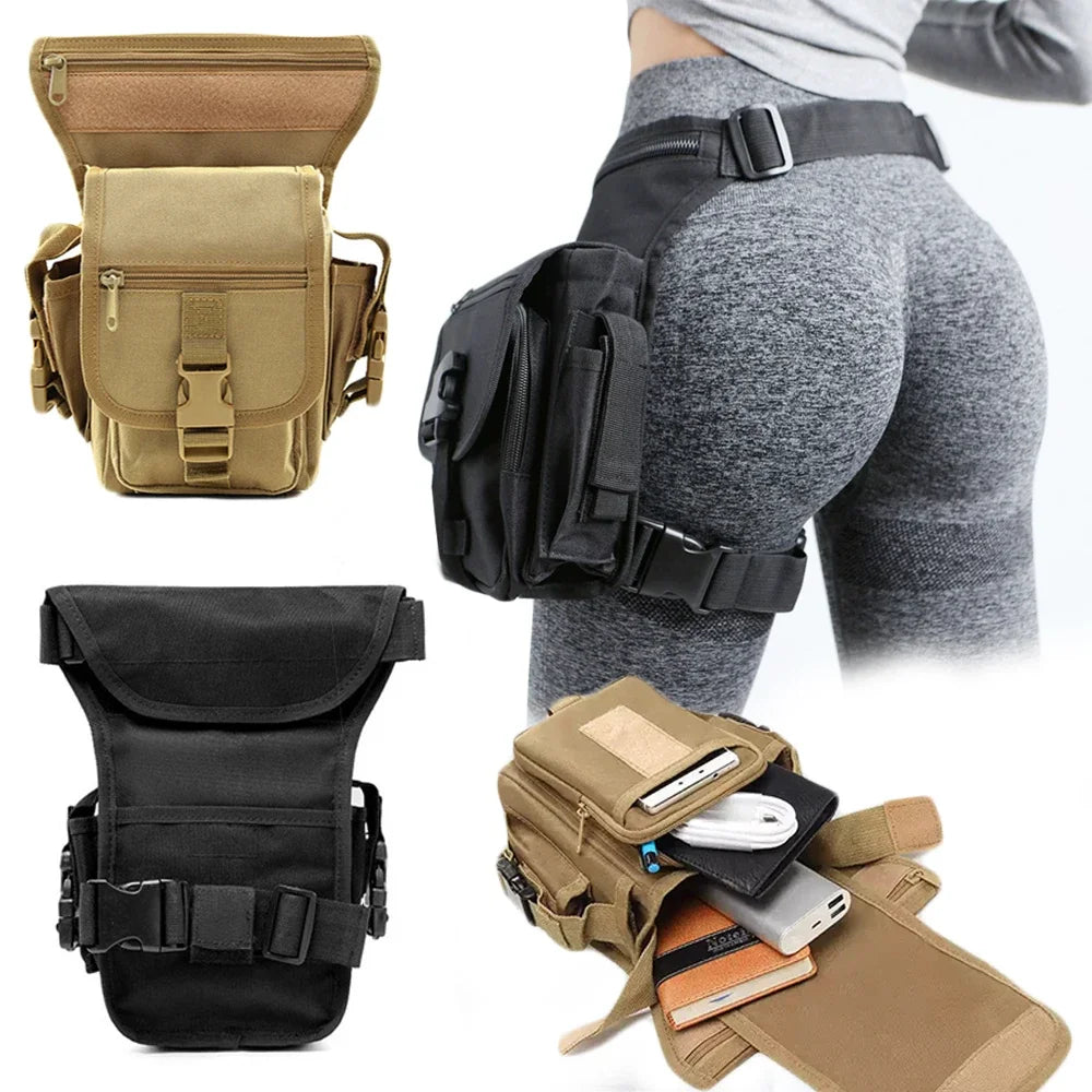 Waist Bag Motorcycle Drop Leg Bag for Man Woman Outdoor Waterproof Fanny Pack Multifunction Adjustable Belt Moto & Biker Bags