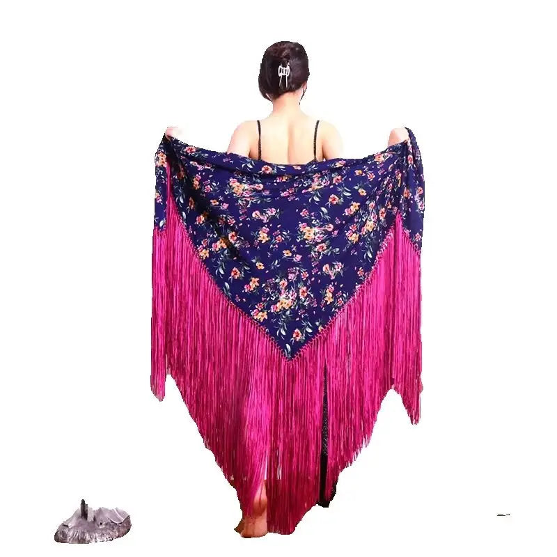 Flamenco Mantón Scarf from Spain Stole Shoulder Cloth Flamenco-Tuch GP01